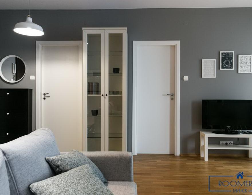 Квартира на сутки в Минске на улице Притыцкого, 39 гостиная