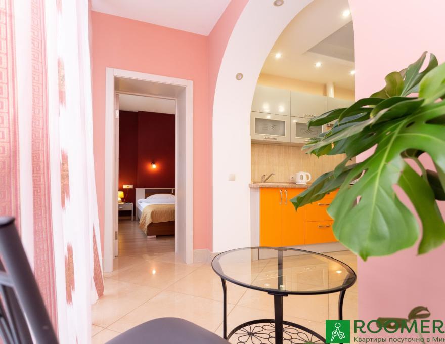 Квартира на сутки в Минске Скрыганова, 4 А гостиная