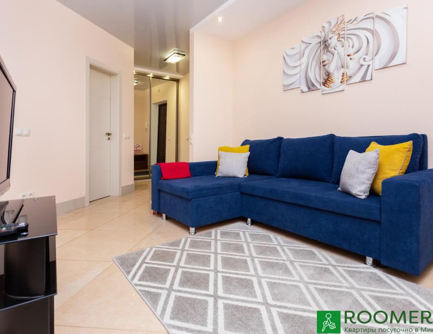 Квартира на сутки в Минске Скрыганова, 4 А гостиная