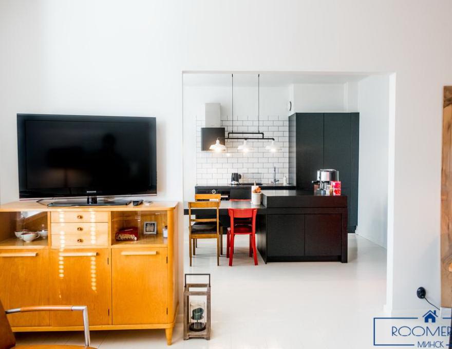 Однокомнатная квартира на сутки в Минске на Притыцкого кухня