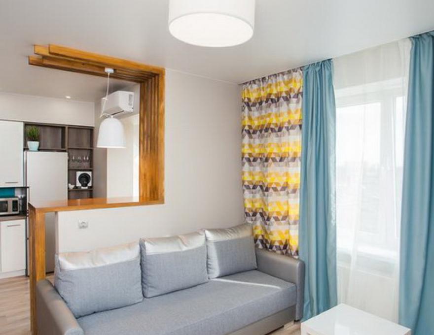 Однокомнатная квартира по проспекту Дзержинского, 11 гостиная