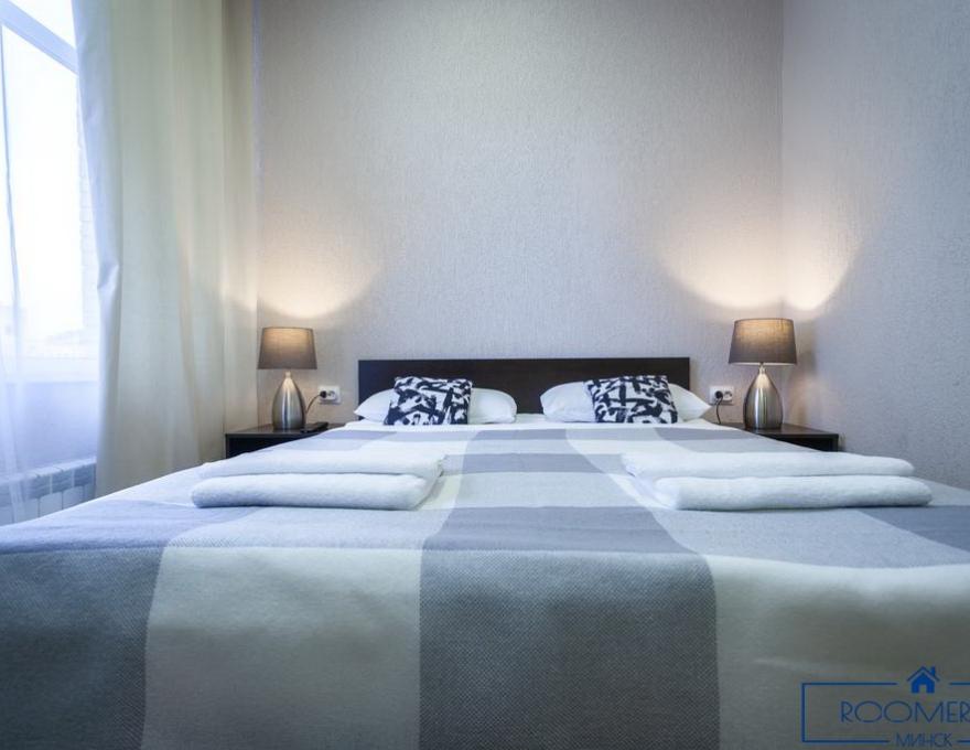 Квартира на сутки в Минске возле метро Институт Культуры спальня