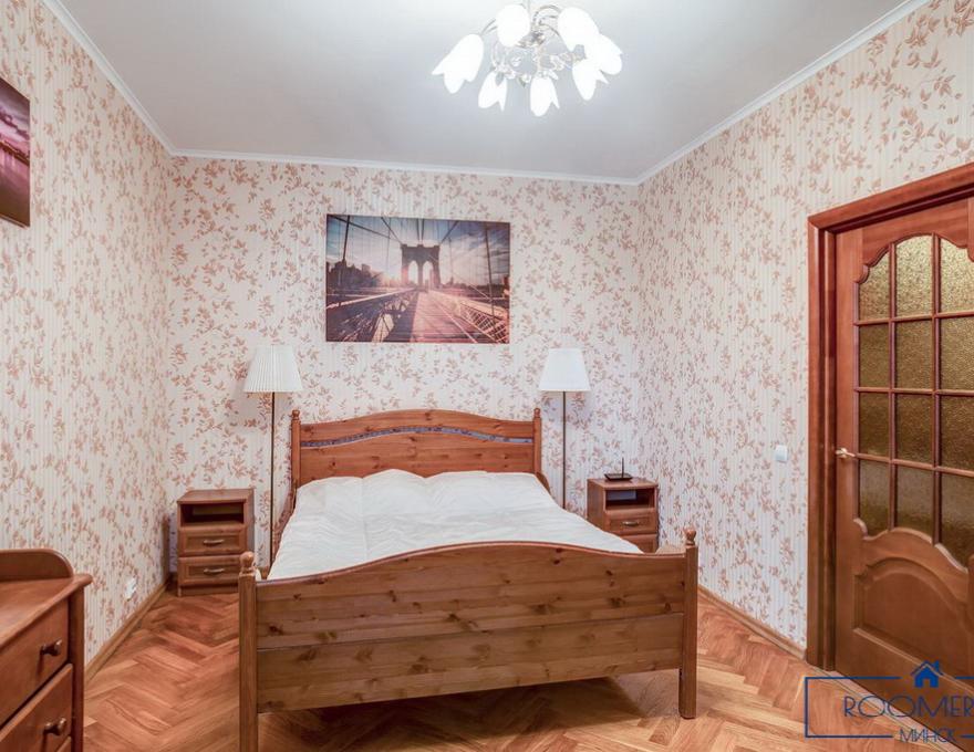 Квартира на сутки в Минске возле метро Институт Культуры спальня