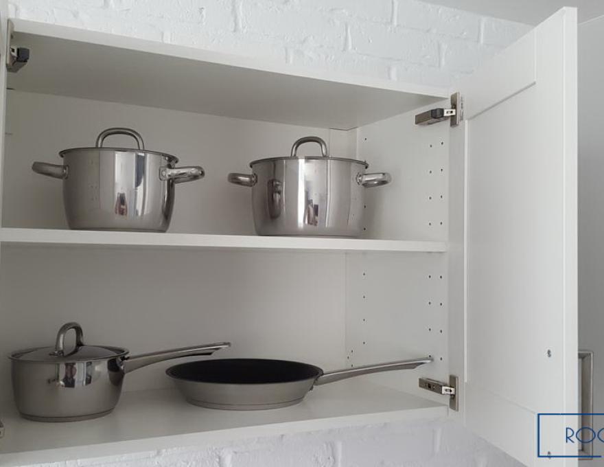 Квартира на сутки в Минске на проспекте Независимости, 75 кухня