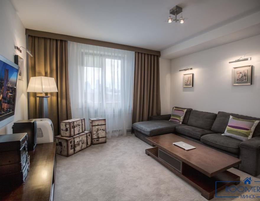 Квартира на сутки в Минске на бульваре Мулявина, 5 гостиная