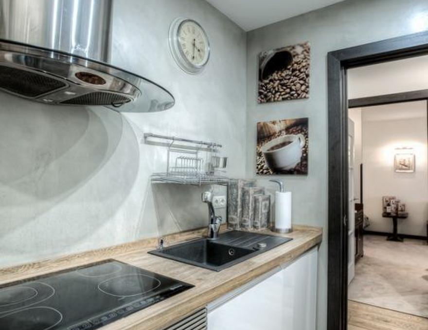 Квартира на сутки в Минске на бульваре Мулявина, 5 кухня