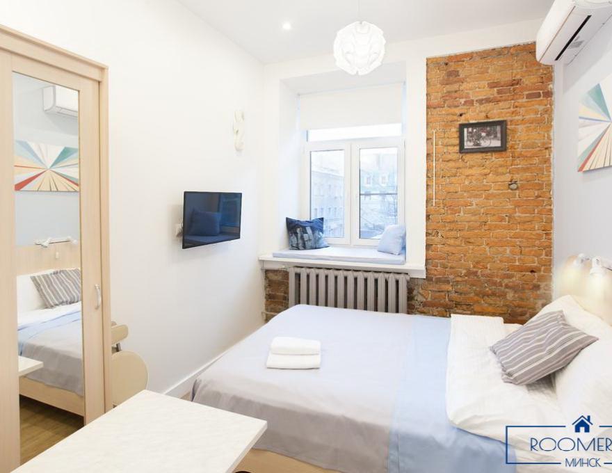 Однокомнатная квартира по адресу проспект Независимости, 37 спальня