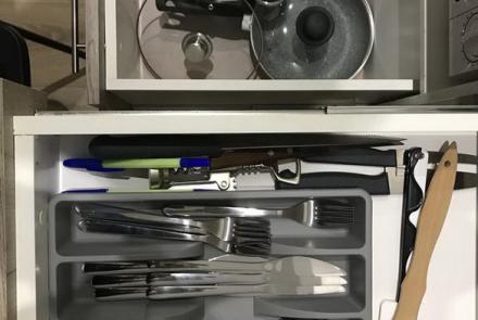 Однокомнатная квартира в Минске на Димитрова, 5 кухня