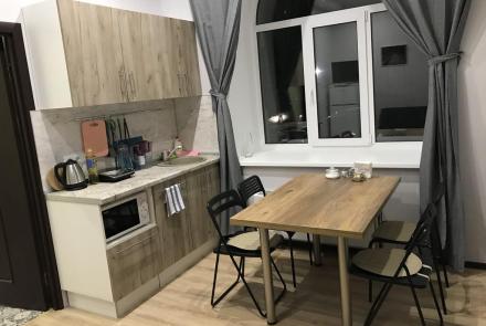 Однокомнатная квартира в Минске на Димитрова, 5 кухня