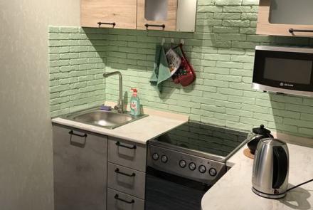 Однокомнатная квартира на сутки в Минске проспект Машерова, 54 кухня