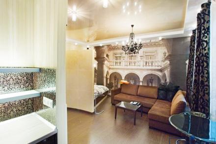 Квартира на сутки в Минске на проспекте Победителей, 53 гостиная