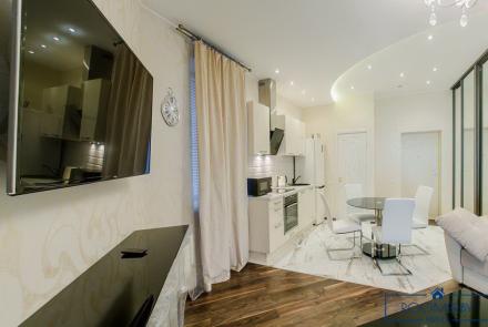 Квартира на сутки в Минске на улица Кальварийская, 16 гостиная