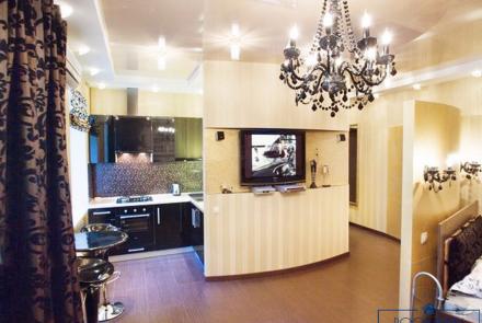 Квартира на сутки в Минске на проспекте Победителей, 53 гостиная