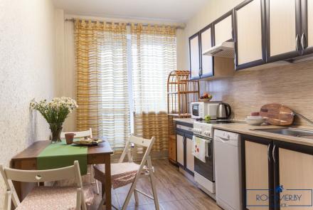  Квартира на сутки в Минске на улице Заславская, 12 кухня