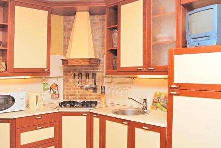 Однокомнатная квартира посуточно в Минске проспект Машерова, 42 кухня