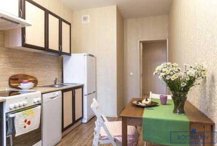  Квартира на сутки в Минске на улице Заславская, 12 кухня