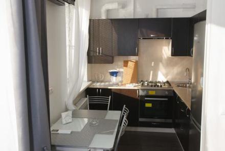 Двухкомнатная квартира на сутки Минск Димитрова кухня