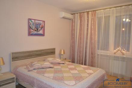 Двухкомнатная квартира в Минске на сутки Грибоедова спальня