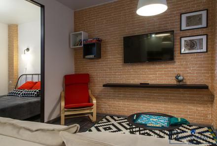 Двухкомнатная квартира на сутки Минск Купалы гостиная