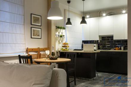 Двухкомнатная квартира на сутки Минск Купалы кухня