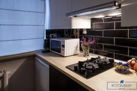 Двухкомнатная квартира на сутки Минск Купалы кухня