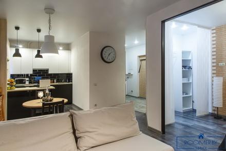 Двухкомнатная квартира на сутки Минск Купалы кухня