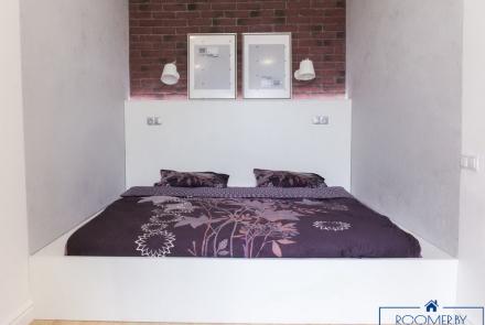 Квартира на сутки в Минске возле метро Немига спальня