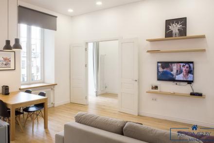 Квартира на сутки в Минске возле метро Немига гостиная