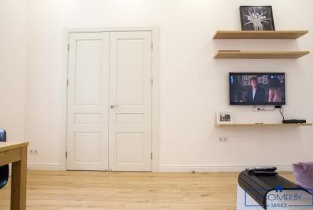 Квартира на сутки в Минске возле метро Немига гостиная