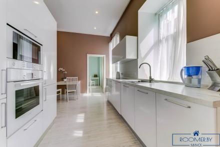 Квартира на сутки в Минске на улице Димитрова, 5 кухня