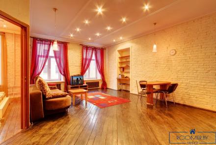 Квартира на сутки в Минске на улице Ленина, 3 гостиная