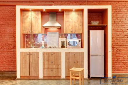 Квартира на сутки в Минске на улице Ленина, 3 кухня