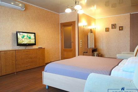 Однокомнатная квартира в Минске на сутки Заславская спальня