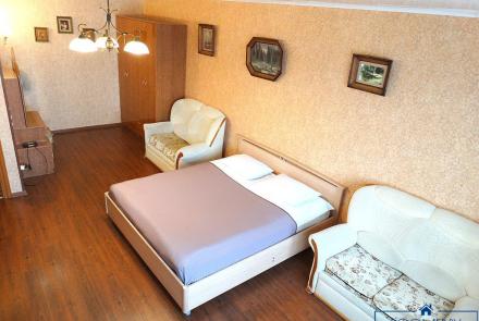 Однокомнатная квартира в Минске на сутки Заславская спальня