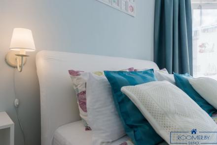 Однокомнатная квартира на сутки Минск Димитрова спальня