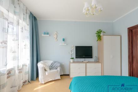 Однокомнатная квартира на сутки Минск Димитрова спальня