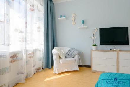 Однокомнатная квартира на сутки Минск Димитрова спальня