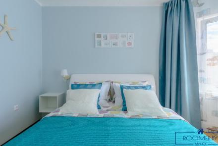 Однокомнатная квартира на сутки Минск Димитрова спальня