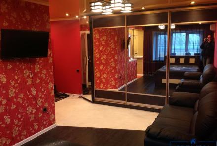 Однокомнатная квартира на сутки в Минске Киселева спальня