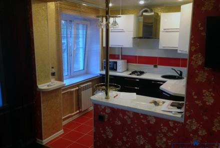 Однокомнатная квартира на сутки в Минске Киселева кухня