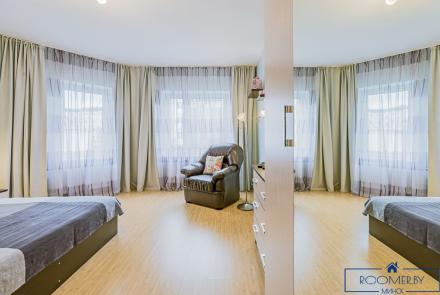 Однокомнатная квартира на сутки Минск Купалы спальня