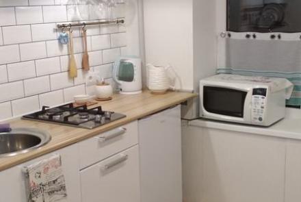 Однокомнатная квартира на сутки в Минске Купалы кухня