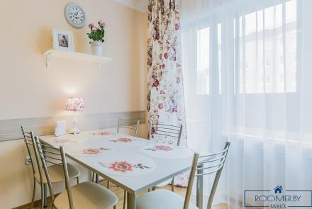 Однокомнатная квартира на сутки Минск Купалы кухня