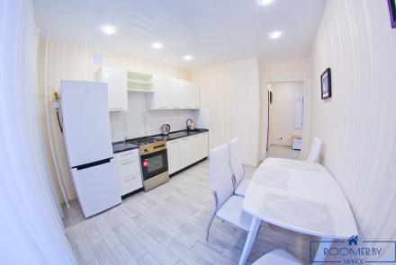 Однокомнатная квартира на сутки Минск Танка кухня