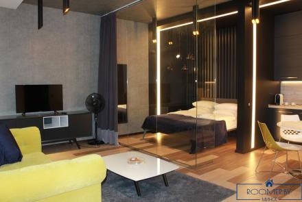 Однокомнатная квартира по адресу улица Богдановича, 23 спальня