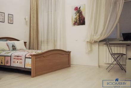 Квартира на сутки в Минске возле метро Немига спальня