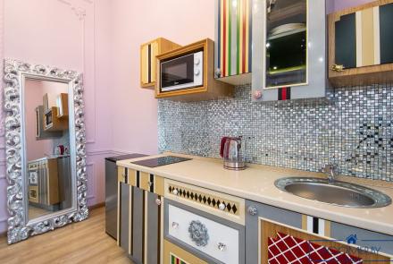 Однокомнатная квартира по адресу улица Комсомольская, 27 кухня