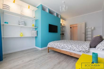 Квартира на сутки в Минске возле метро Немига спальня