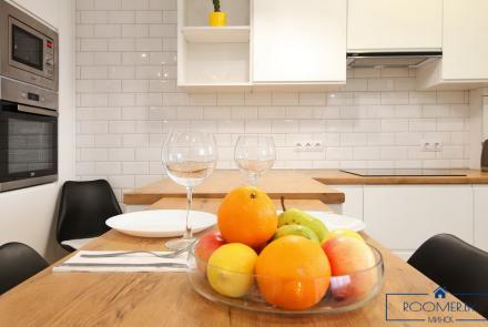 Квартира на сутки в минске по ул. Сторожевская, 8 кухня