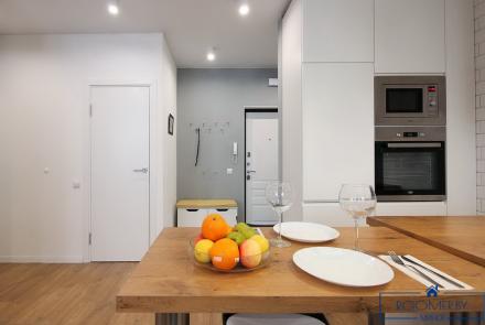 Квартира на сутки в минске по ул. Сторожевская, 8 кухня